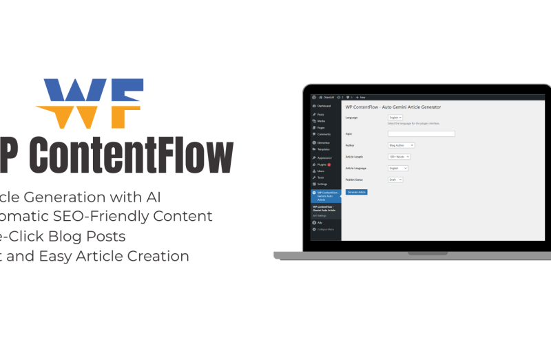 WP ContentFlow - Auto Gemini AI-artikelgenerator