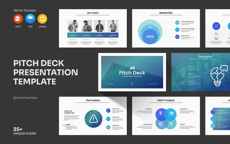 Pitch Deck - Modello di presentazione-