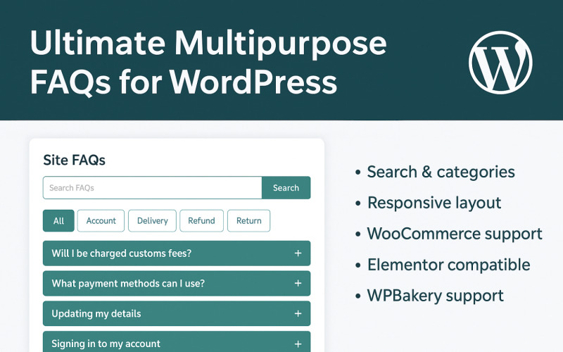WordPress İçin En İyi Çok Amaçlı SSS