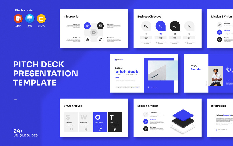 Шаблон презентации Pitch Deck_2025