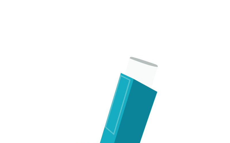 Realistische medische inhalator-iconenset voor webdesign
