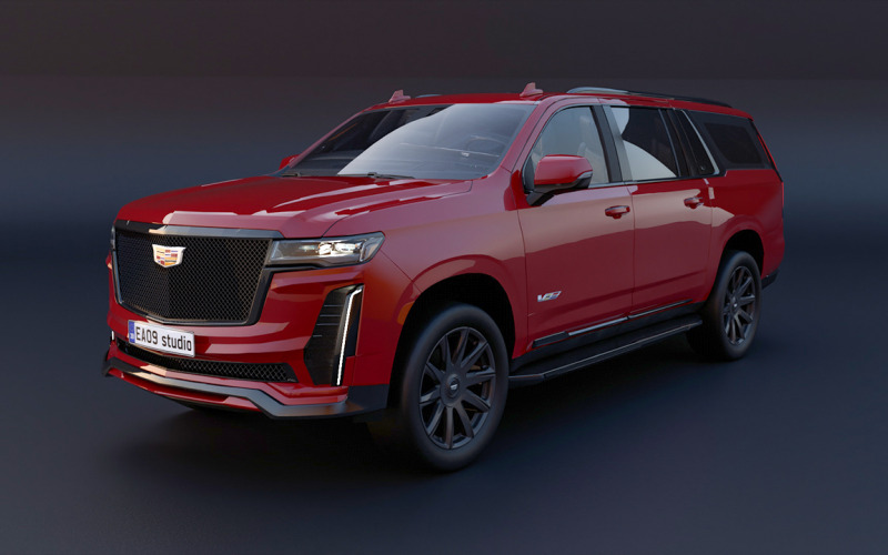 2023 Cadillac Escalade V-Serie 3D-Modell