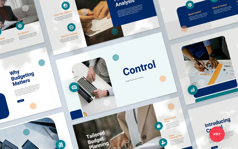 Budget Presentation PowerPoint Template - TemplateMonster