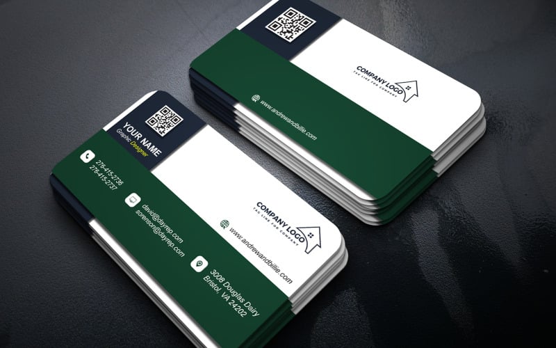 Bold Multi Purpose Business Card PSD Template | Editable Photoshop Design