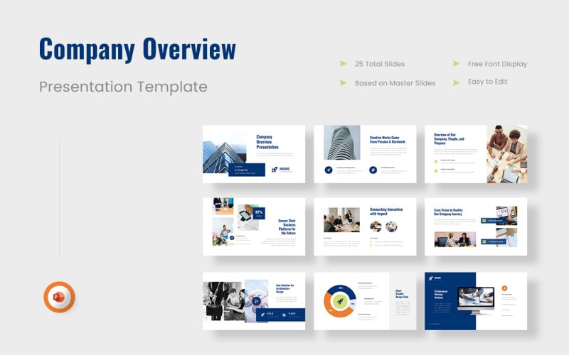Insidoc – 公司概况 PowerPoint 演示模板