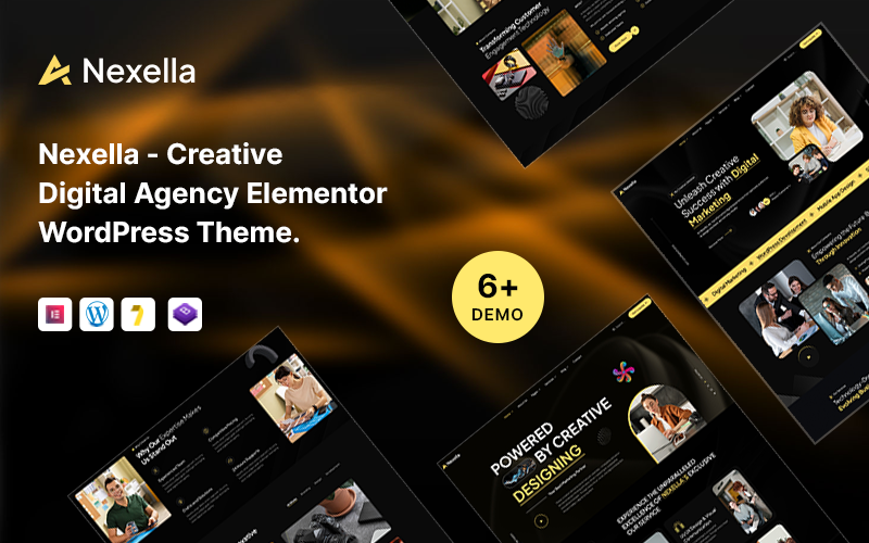 Nexella - Tema Elementor de WordPress para agencias digitales creativas