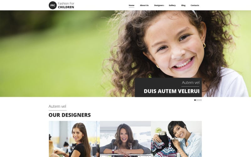 Baby Store Responsive Drupal Template