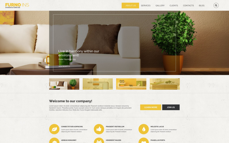 Drupal šablona FURNO INS