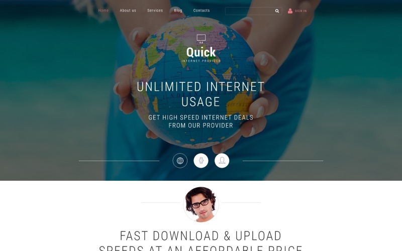 互联网Joomla模板