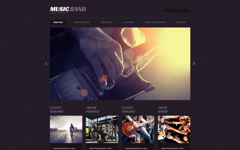 музыка отзывчивая тема wordpress