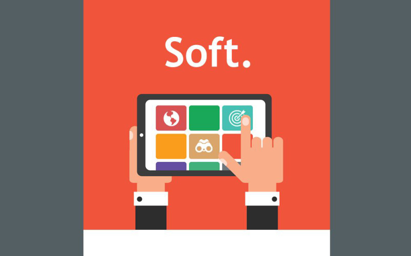 шаблон отзывчивого информационного бюллетеня компании программного обеспечения