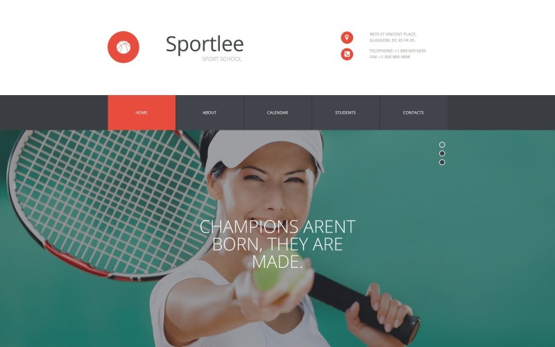 шаблон sport moto cms 3