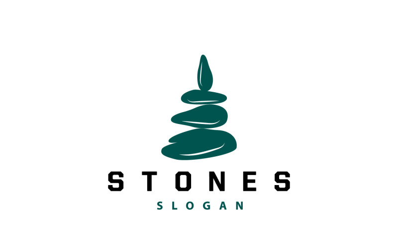 Logo Stone Premium Design Vector V1