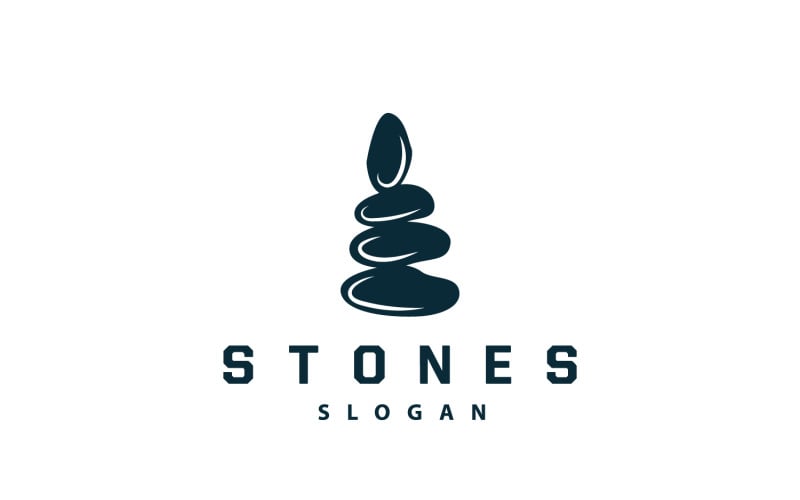 Logo Stone Premium Design Vector V6