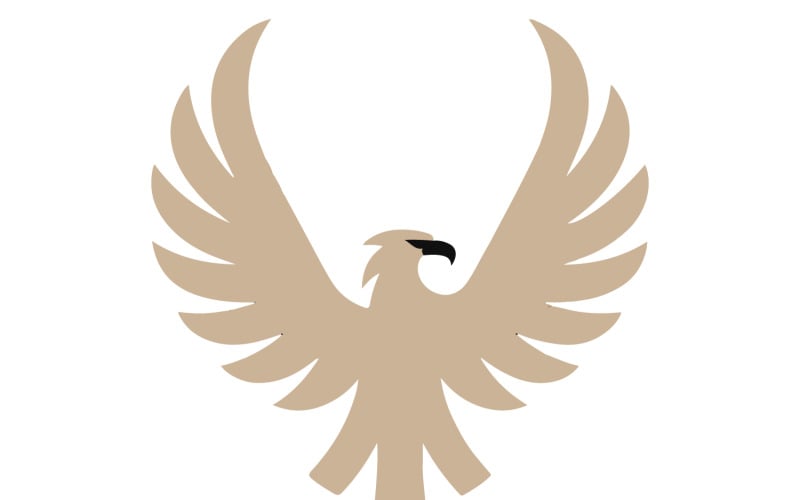 En logotypdesign för örnfågel