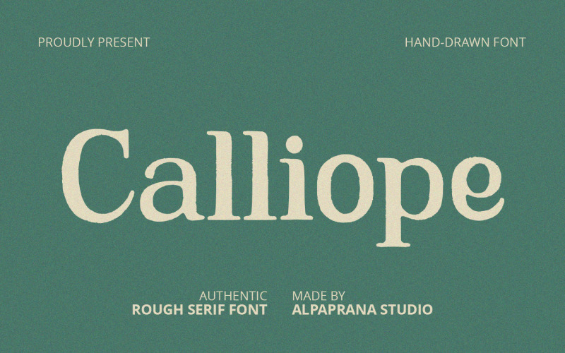 Calliope - Grov serif-typsnitt
