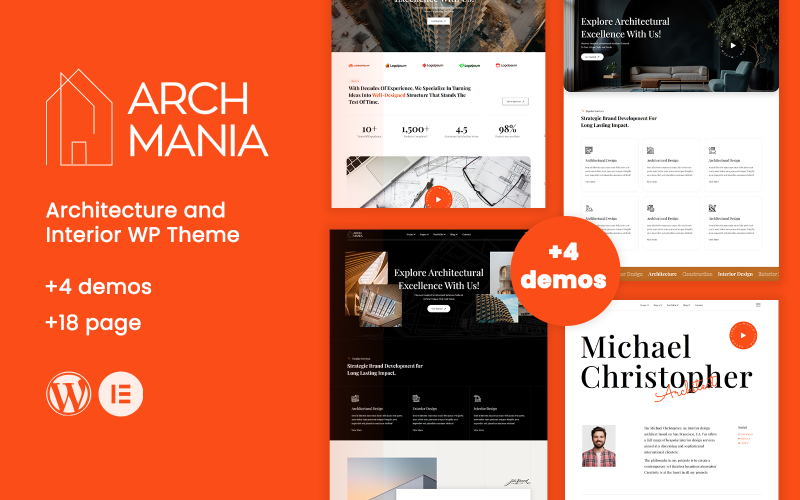 Archmania - Architecture & Interior Design WordPress Theme