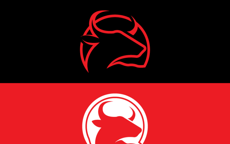 Het Bull-logosjabloonontwerp