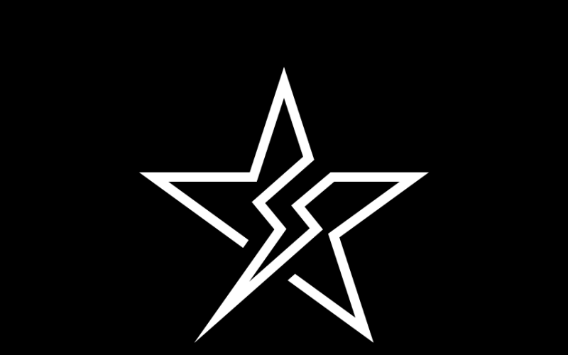Шаблон логотипа Star Electric