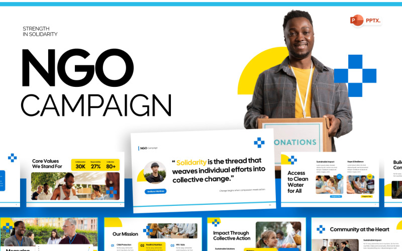 PowerPoint sulla forza della solidarietà delle ONG