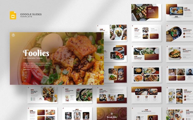Foolies - Modello di Google Slides per cibo e ristoranti