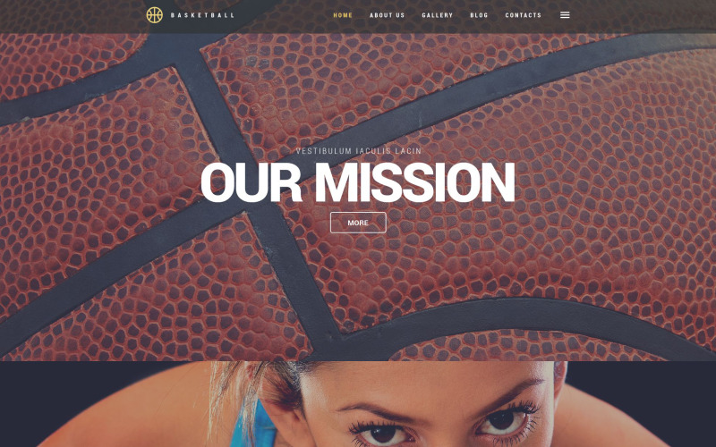 Basketball Jam WordPress-tema