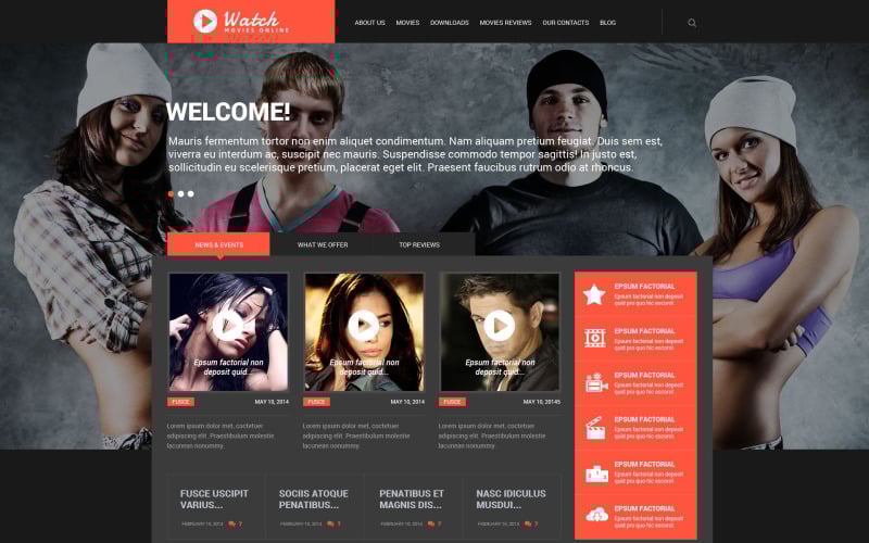 фильм отзывчивая тема wordpress