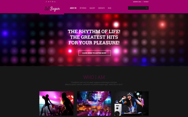 музыкальная адаптивная тема wordpress