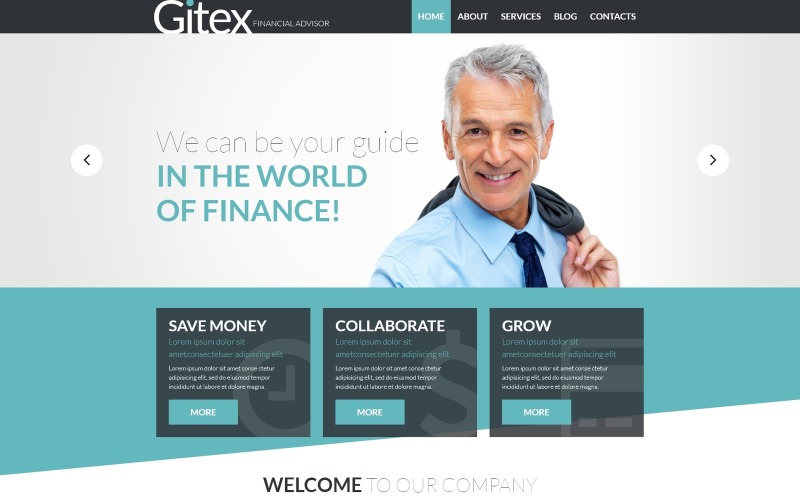 Тема Gitex WordPress