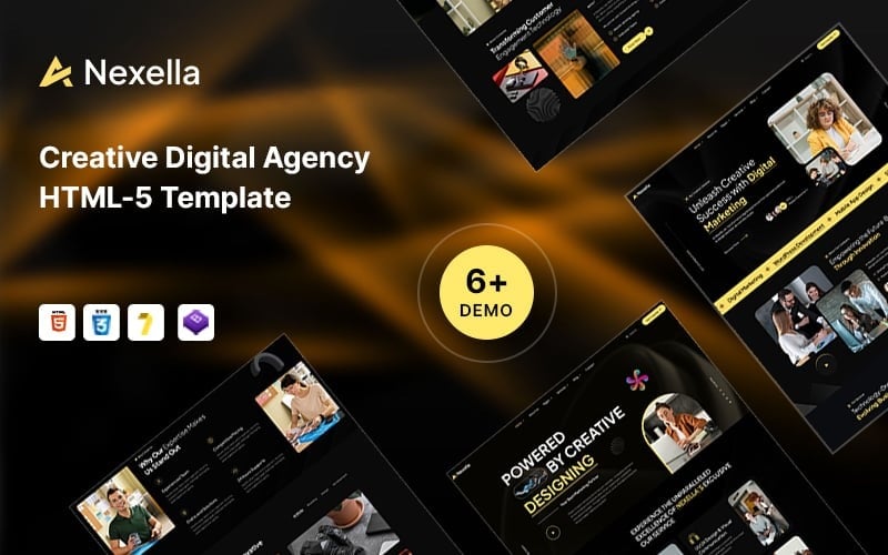 Nexella – Creatief Digitaal Bureau Brootstrap HTML5 Website Template
