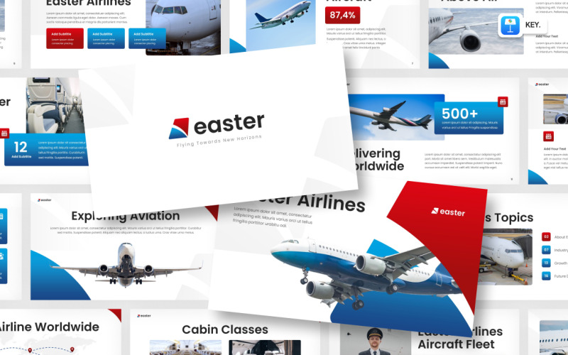 Modello di presentazione di Easter Airlines