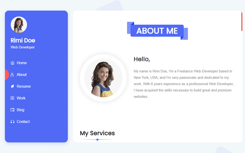 Euzan - Personal Portfolio WordPress Theme