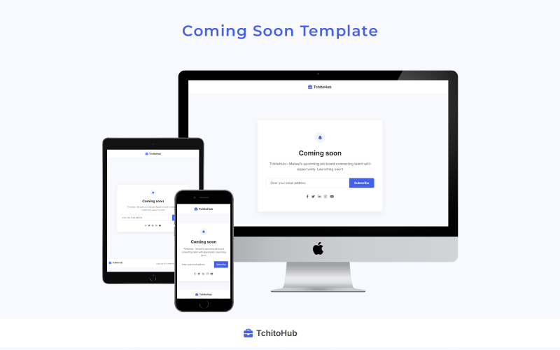 TchitoHub - İş İlanları HTML Yakında Duyarlı Şablon