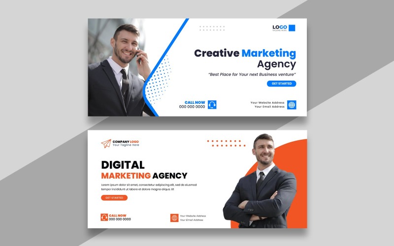 Digital Marketing Facebook Cover Banner Ver-13