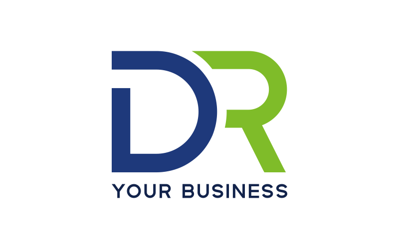 Elegant DR Logo Design Template