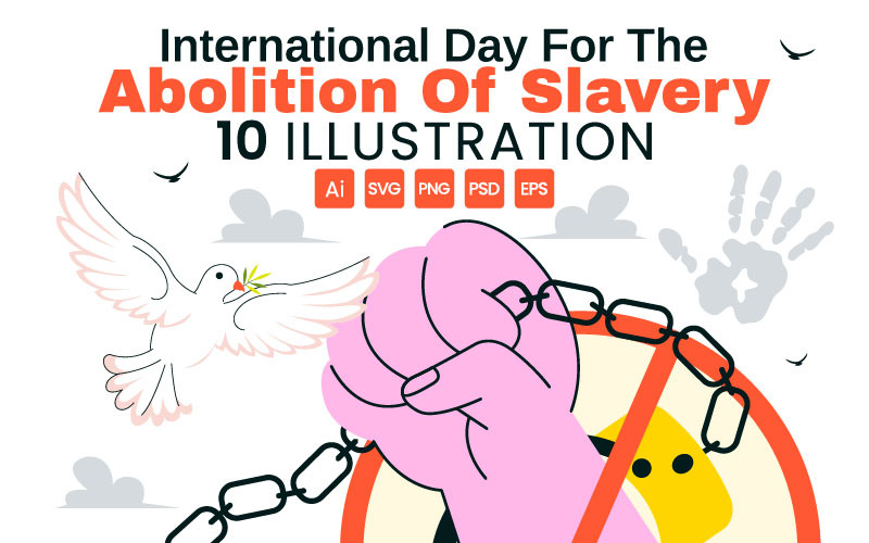 Illustration av 10 dagar för avskaffandet av slaveri