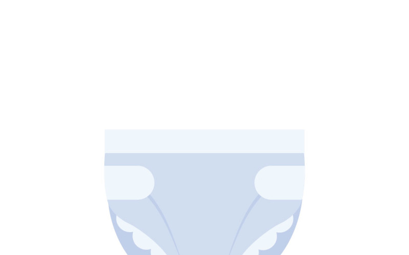 Modern pelenka ikon babaápolási weboldalakhoz és alkalmazásokhoz