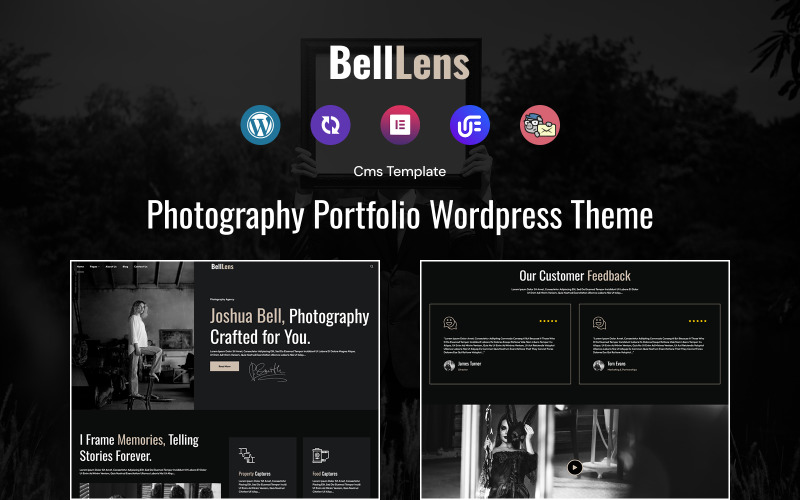 BellLens - тема WordPress для фотопортфоліо