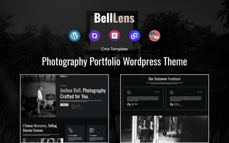 BellLens - WordPress-tema för fotografiportfölj