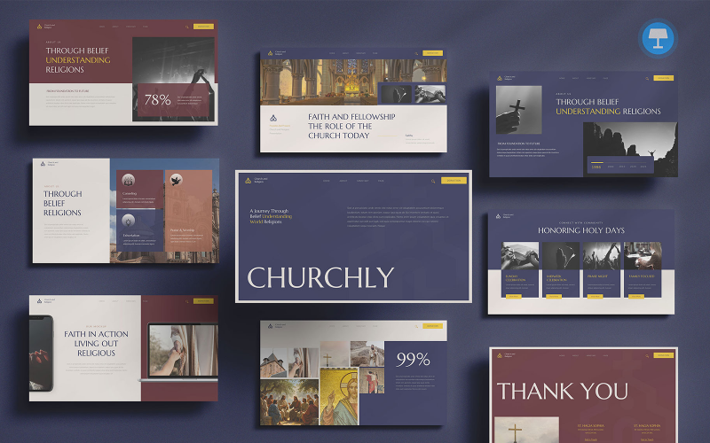Cruchly – Keynote-Präsentation zu Kirche und Religion