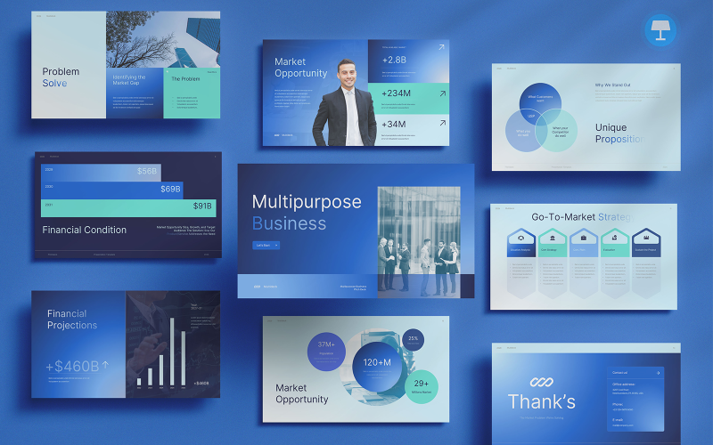 Multideck - Multipurpose Business Keynote Presentation
