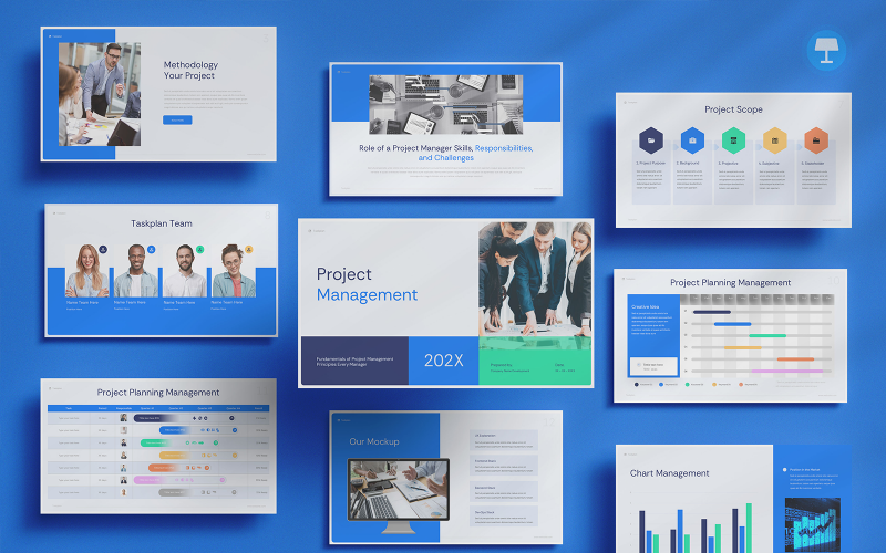 Taskplan – Keynote-Präsentation zum Projektmanagement