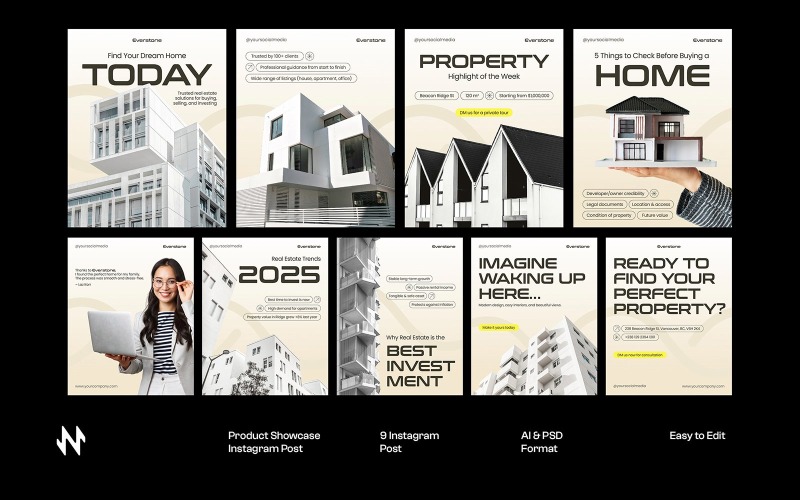 Modern Real Estate Instagram Post