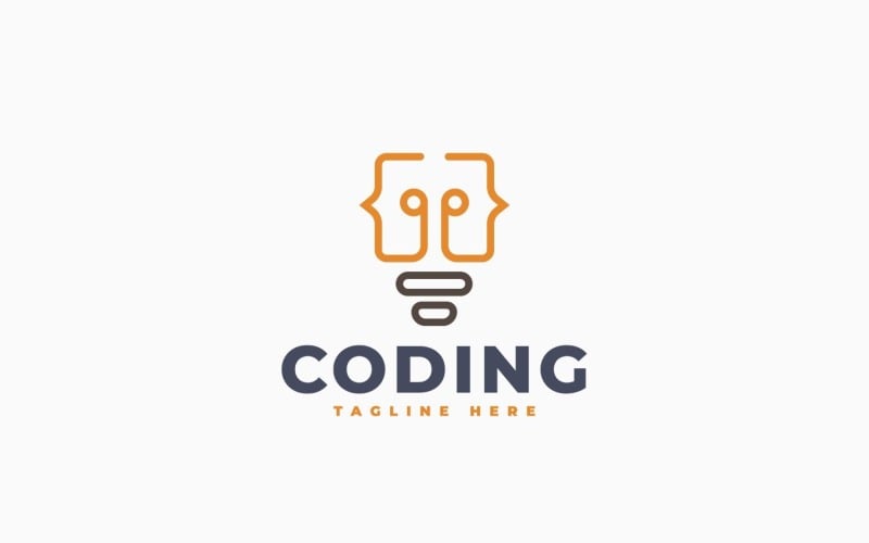 Дизайн шаблону логотипу Code Idea
