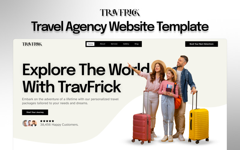 Travfrick – Modello Nextjs premium per agenzia di viaggi multipagina