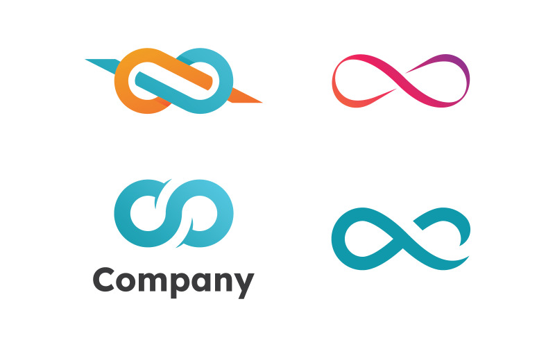 Infinity Logo vector template design 13