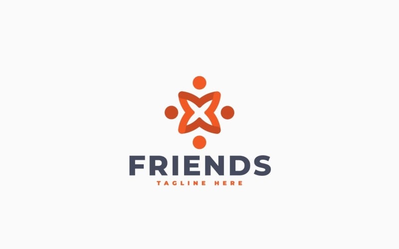 Friendship Logo Template Design