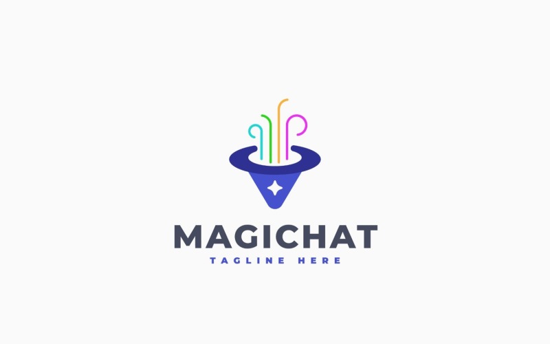 Magic Hat Logo Template Design