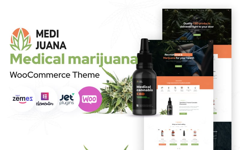 Medijuana – Responsive Medical Marijuana & Cannabis WordPress Theme