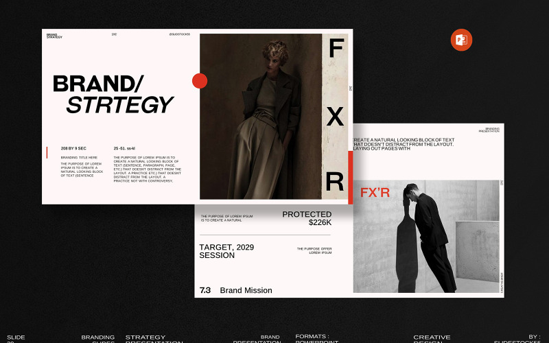 The Brand Strategy PowerPoint Template - TemplateMonster